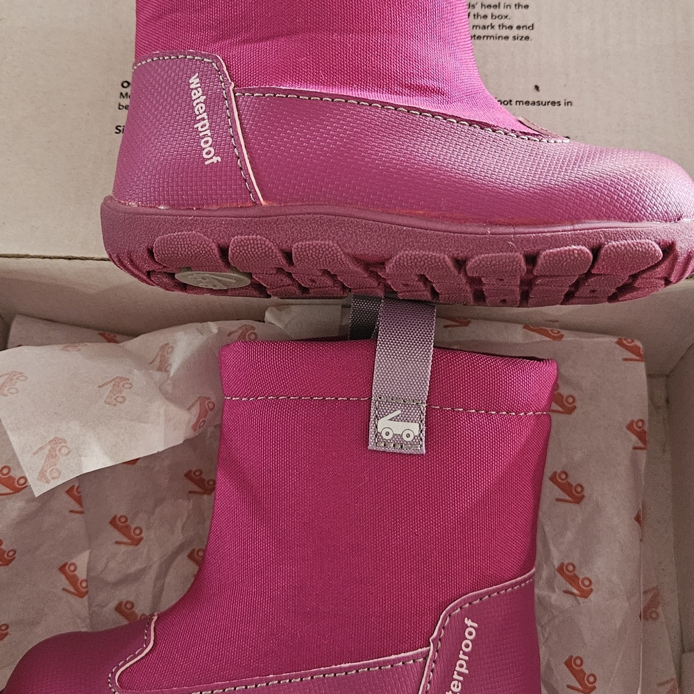 See Kai Run Fuchsia Waterproof Kids Boots